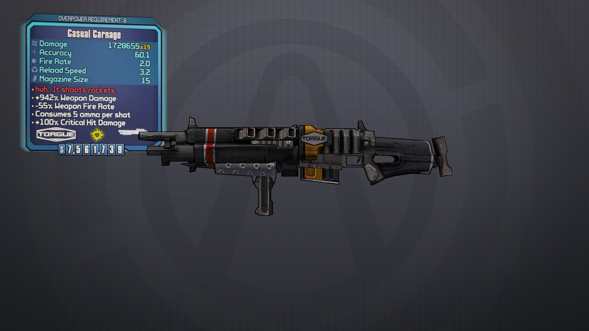 borderlands 2 gibbed codes weapons